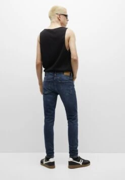 PULL & BEAR Jeans Slim FitDark Blue Uomo Jeans PUC22G0O4-K11 -Pull & Bear 64b738116acf4076a13c299f49e54532