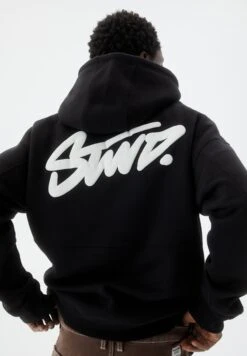 PULL & BEAR LogoFelpa Con CappuccioBlack Uomo Maglieria E Felpe PUC22S0QL-Q11 -Pull & Bear 6659ae8b616944c8a9868f62a640e353