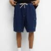 PULL & BEAR WaistbandShorts Di JeansDark Blue Uomo Jeans PUC22F0CC-K12