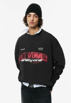 PULL & BEAR Felpa - Dark Grey