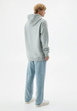 PULL & BEAR Basic ColouredFelpa Con CappuccioLight Green Uomo Maglieria E Felpe PUC21009J-M12 -Pull & Bear 694a2688c7b144368e2dc4bb435943b0