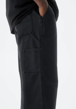 PULL & BEAR Faded Carpenter - Pantaloni - Black 9 PULL & BEAR Faded Carpenter - Pantaloni - Black -Pull & Bear 69f3452091b64c3e9f2937343044dd5f