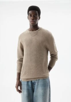 PULL & BEAR MaglioneMottled Ochre Uomo Maglieria PUC22Q090-O12