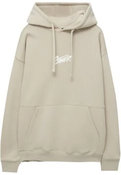 PULL & BEAR Logo - Felpa Con Cappuccio - Beige 17 PULL & BEAR Logo - Felpa Con Cappuccio - Beige -Pull & Bear 6b78b43510974c8f931587dcf3672d65