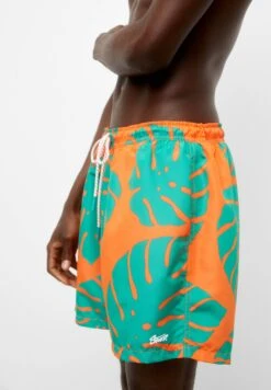 PULL & BEAR Palm Tree PrintCostume Da BagnoOrange Uomo Moda Mare PUC82H03D-H11 -Pull & Bear 6c0574619cdf4172975396647fb9fdff
