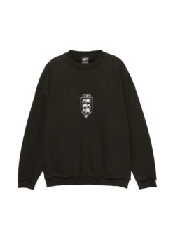 PULL & BEAR EMBROIDERED - Felpa - Black -Pull & Bear 6d42d9fc615c445f9ad1cd6d39aed190