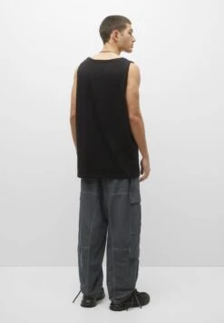 PULL & BEAR Basic Tank TopBlack Uomo T-shirt E Polo PUC22O1LA-Q11 -Pull & Bear 6d6407168c3245189676b5e1087fb332