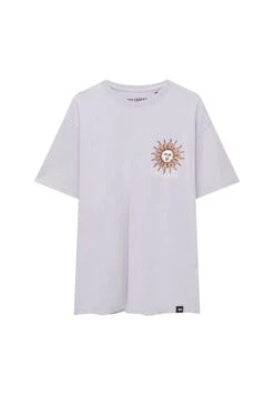 PULL & BEAR Sun GraphicT-Shirt Con StampaMauve Uomo T-shirt E Polo PUC22O1QT-I11 -Pull & Bear 6e57992792bf4120b8431b5c18170e44