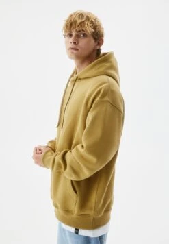 PULL & BEAR Basic ColouredFelpa Con CappuccioMustard Yellow Uomo Maglieria E Felpe PUC21009J-E11 -Pull & Bear 6e58bfe81a0941f580dfc7db6c08fc0d