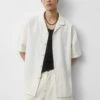 PULL & BEAR Short SleeveRusticCamiciaWhite Uomo Camicie PUC22D0K9-A11