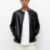 PULL & BEAR Basic-BikerGiacca In SimilpelleBlack Uomo Giacche PUC22T0SM-Q11