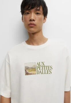 PULL & BEAR Claude Monet T-Shirt Con StampaWhite Uomo T-shirt E Polo PUC22O1PN-A11 -Pull & Bear 70f53f28f91f44d1b97b42e17ed6a629