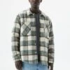 PULL & BEAR Long Sleeve Checked CamiciaLight Green Uomo Camicie PUC22D0KJ-M11