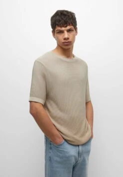 PULL & BEAR Short Sleeve MaglioneOchre Uomo Maglieria PUC22O1KX-O11
