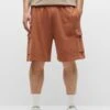 PULL & BEAR Bermuda Straight - Shorts - Orange