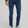 PULL & BEAR Jeans Slim Fit - Blue Grey