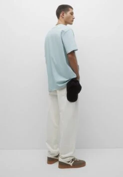 PULL & BEAR Join LifeT-Shirt BasicMottled Turquoise Uomo T-shirt E Polo PUC22O1DL-L11 -Pull & Bear 741240c879c24cd5b744f395eb3e741d