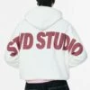 PULL & BEAR STWD STUDIO - Felpa Con Cappuccio - White