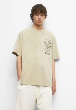 PULL & BEAR Short Sleeve T-Shirt Con StampaSand Uomo T-shirt E Polo PUC22O1OC-B11