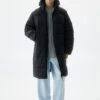 PULL & BEAR Basic Cappotto InvernaleMottled Black Uomo Cappotti PUC22T0PC-Q11