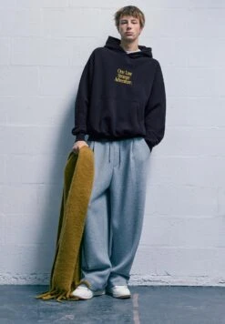 PULL & BEAR STRANGER THINGS - Felpa Con Cappuccio - Dark Blue