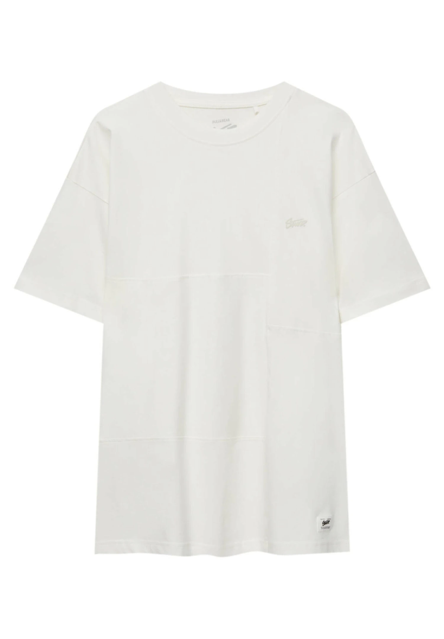 PULL & BEAR Stwd Short Sleeve Cut-Out T-Shirt BasicWhite Uomo T-shirt E Polo PUC22O1OB-A11 5 PULL & BEAR Stwd Short Sleeve Cut-Out T-Shirt BasicWhite Uomo T-shirt E Polo PUC22O1OB-A11 - immagine 5