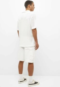 PULL & BEAR Carpenter Bermuda Shorts Di JeansWhite Uomo Jeans PUC22F0C1-A11 -Pull & Bear 756327e7dab74a8a966031c554165342