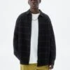 PULL & BEAR Long Sleeve Checked CamiciaBlack Uomo Camicie PUC22D0KG-Q11