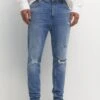 PULL & BEAR Jeans Slim FitStone Blue Denim Uomo Jeans PUC22G0PO-K12