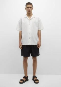 PULL & BEAR Basic With Elastic WaistbandShorts Da MareBlack Uomo Moda Mare PUC82H02S-Q11 -Pull & Bear 758cd49646e44550b8dd05a0e0eb4d92