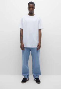 PULL & BEAR Pack Of 3 - T-Shirt Basic - Mauve