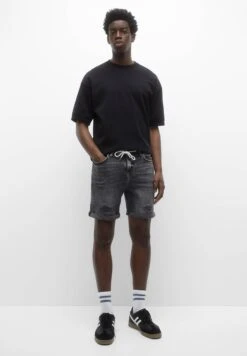 PULL & BEAR BermudaShorts Di JeansMottled Black Uomo Bermuda PUC22F0C6-Q11 -Pull & Bear 7680e7227d50458089b3a47dae90d49c
