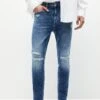 PULL & BEAR RippedJeans Slim FitBlue Uomo Jeans PUC22G0P8-K11