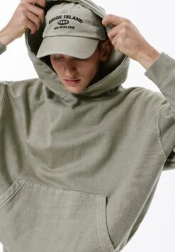 PULL & BEAR WASHED WITH BACK SLOGAN - Felpa Con Cappuccio - Grey -Pull & Bear 76d4c50a06294e7e80c7449ed0b51721