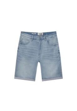 PULL & BEAR Faded BermudaShorts Di JeansStone/Blue/Denim Uomo Bermuda PUC22F0CG-K12 -Pull & Bear 77497e7e2af34e29836b772d48111f32