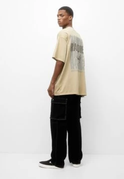 PULL & BEAR Ramones Gabba HeyT-Shirt Con StampaSand Uomo T-shirt E Polo PUC22O1O4-B11 -Pull & Bear 77f704b7d2904f33aff8ef357c99ca58