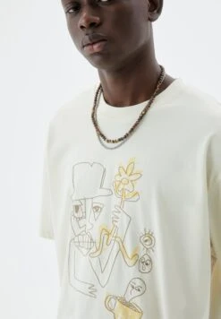 PULL & BEAR Short Sleeve ScribbleT-Shirt Con StampaMottled Beige Uomo T-shirt E Polo PUC22O1QM-B11 -Pull & Bear 79692c3e5a9e4d3b9111c1c51f1934a3