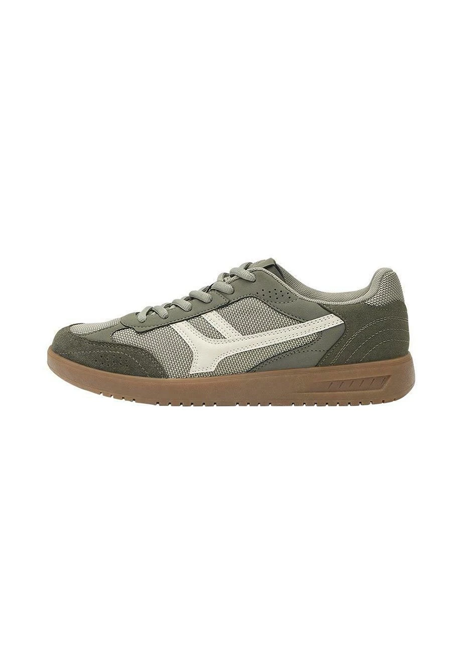 PULL & BEAR RETRO - Sneakers Basse - Khaki 1 PULL & BEAR RETRO - Sneakers Basse - Khaki