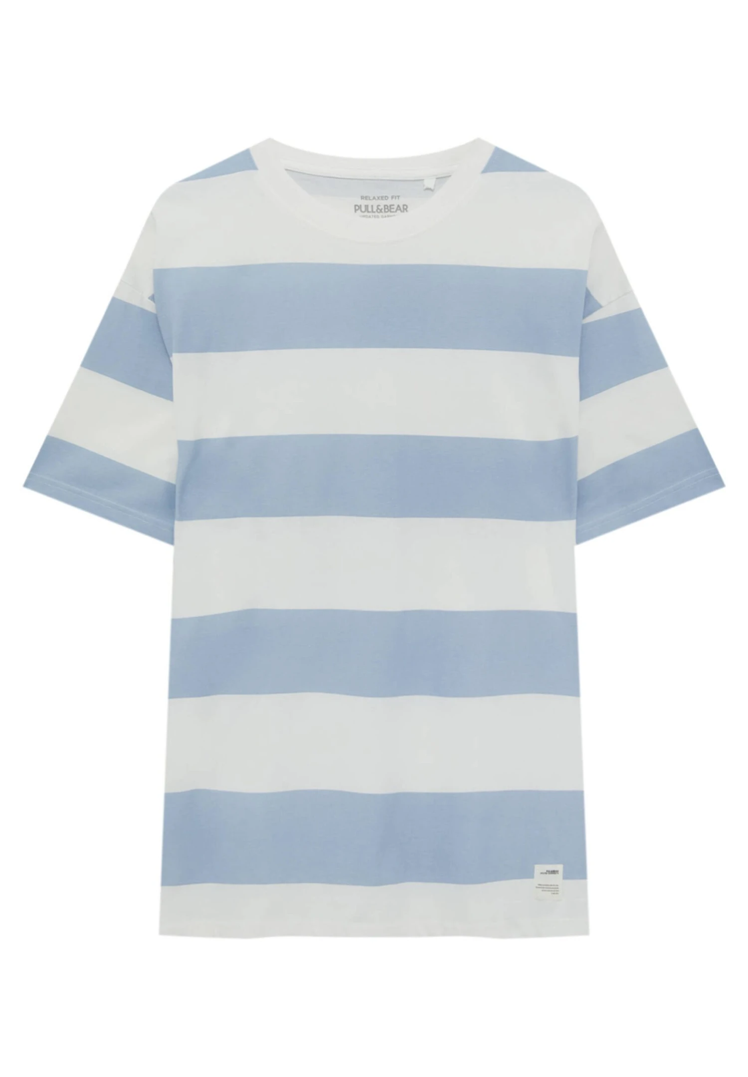 PULL & BEAR Striped Short SleeveT-Shirt Con StampaBlue Uomo T-shirt E Polo PUC22O1KJ-K11 6 PULL & BEAR Striped Short SleeveT-Shirt Con StampaBlue Uomo T-shirt E Polo PUC22O1KJ-K11 - immagine 6