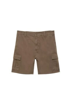 PULL & BEAR Basic-Cargo BermudaShortsLight Brown Uomo Bermuda PUC22F0DJ-O11 -Pull & Bear 79f0c49f48ac4327af23302e80069942