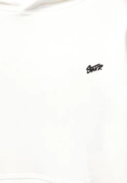 PULL & BEAR STWD EMBROIDERED LOGO - Felpa Con Cappuccio - White -Pull & Bear 7a13836078734b25a931fded5bfc6b79