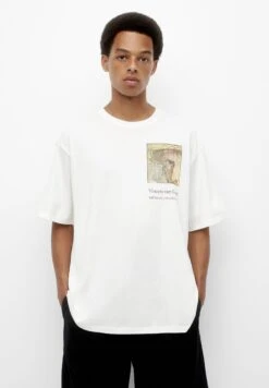 PULL & BEAR Vincent Van Gogh GraphicT-Shirt Con StampaWhite Uomo T-shirt E Polo PUC21009F-A11 -Pull & Bear 7a36b019e2624fd5b19e461974b3c706