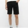 PULL & BEAR Ripped Bermuda- Shorts Di Jeans - Black
