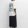 PULL & BEAR Short SleeveT-Shirt Con StampaWhite Uomo T-shirt E Polo PUC22O1PV-A11