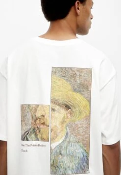 PULL & BEAR Vincent Van Gogh GraphicT-Shirt Con StampaWhite Uomo T-shirt E Polo PUC21009F-A11 -Pull & Bear 7d7ba3b6dabf4de6a4fee69c06256a2a