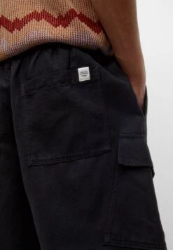 PULL & BEAR Rustic Bermuda- Shorts - Black -Pull & Bear 7dfa34a9ff5e443295c7f4a38f9f3460