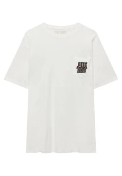 PULL & BEAR Guns N RosesWith Pocket - T-Shirt Con Stampa - White -Pull & Bear 7e59fc28d42447b79abe08029fca6a50