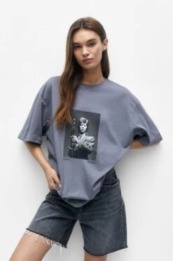 PULL & BEAR David Bowie Photo PrintT-Shirt Con StampaGrey Uomo T-shirt E Polo PUC21009D-C11 15 PULL & BEAR David Bowie Photo PrintT-Shirt Con StampaGrey Uomo T-shirt E Polo PUC21009D-C11 -Pull & Bear 7f393a4a82114eb0860182142d89898f