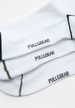 PULL & BEAR Pack Of 3 Pairs - Calze - White -Pull & Bear 7f9cafeff55849a5bb1ce888c027b8bb
