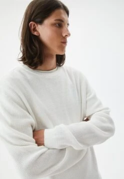 PULL & BEAR Waffle-With Embroiderd LabelMaglioneWhite Uomo Maglieria PUC22Q099-A11 -Pull & Bear 813eb31f97164c09973faf679bb9d77d